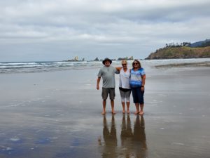 Mel, Sandy and Liz Cannon Beach Oregon