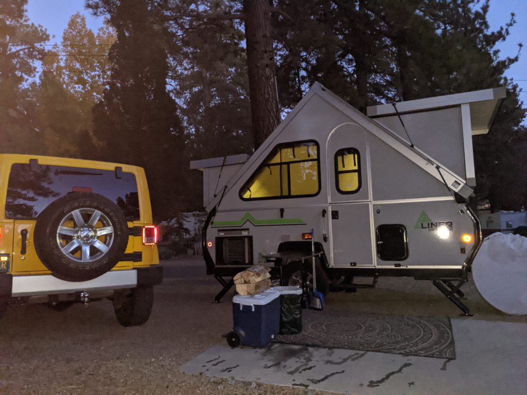Camp at Big Bear Lake